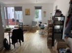 Wohn-/ Schlafbereich - !!! Mainz Zollhafen – Leben am Wasser – funktionales 1-Zi-Apartment mit Balkon !!!