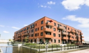 Hausansicht - !!! Mainz Zollhafen – Leben am Wasser – funktionales 1-Zi-Apartment mit Balkon !!!