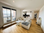 Wohnzimmer - !!! Mainz Zollhafen – Leben direkt am Wasser – helle 2-ZW mit Balkon !!!