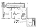 Grundriss - !!! Tolle 2-Zimmer-Wohnung im Zentrum !!!