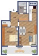 Grundriss - Ihr neues Zuhause – 3-Zimmerwohnung im EG mit Loggia und Grevenbroich-Südstadt