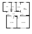 Grundriss - Schicke 2,5-Zimmerwohnung mit EBK!