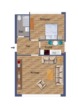 Grundriss - Schöne 2-Zimmerwohnung mit top Aussicht – Hamm Bockum-Hövel