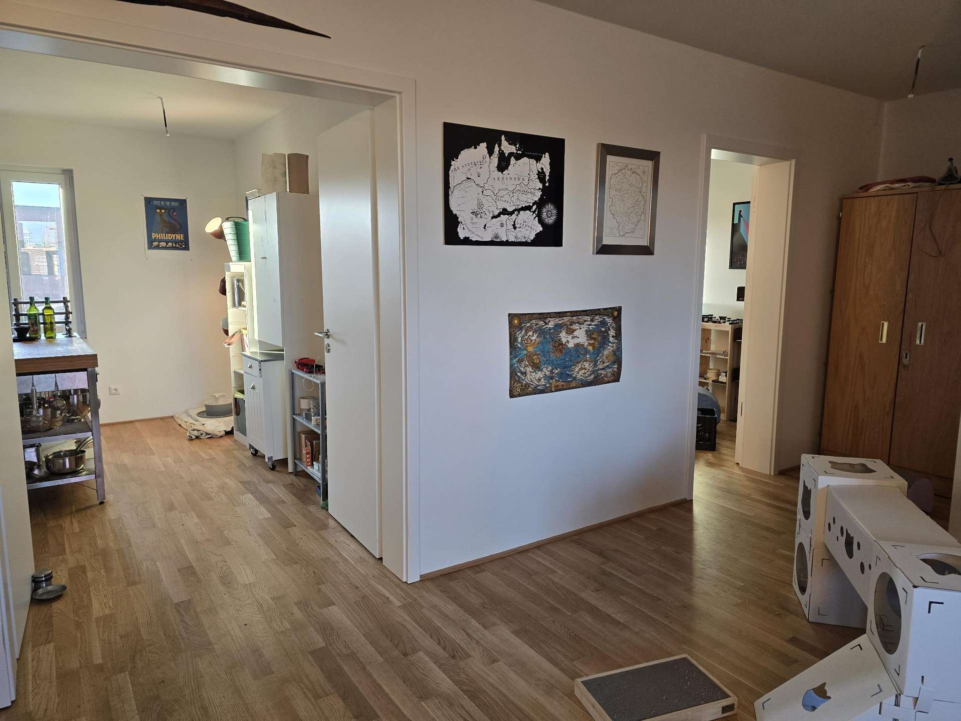 !!! Mainz Zollhafen – Leben direkt am Wasser – helle 4-ZW mit Balkon !!!, Fischerhof 25, 55120 Mainz, Etagenwohnung