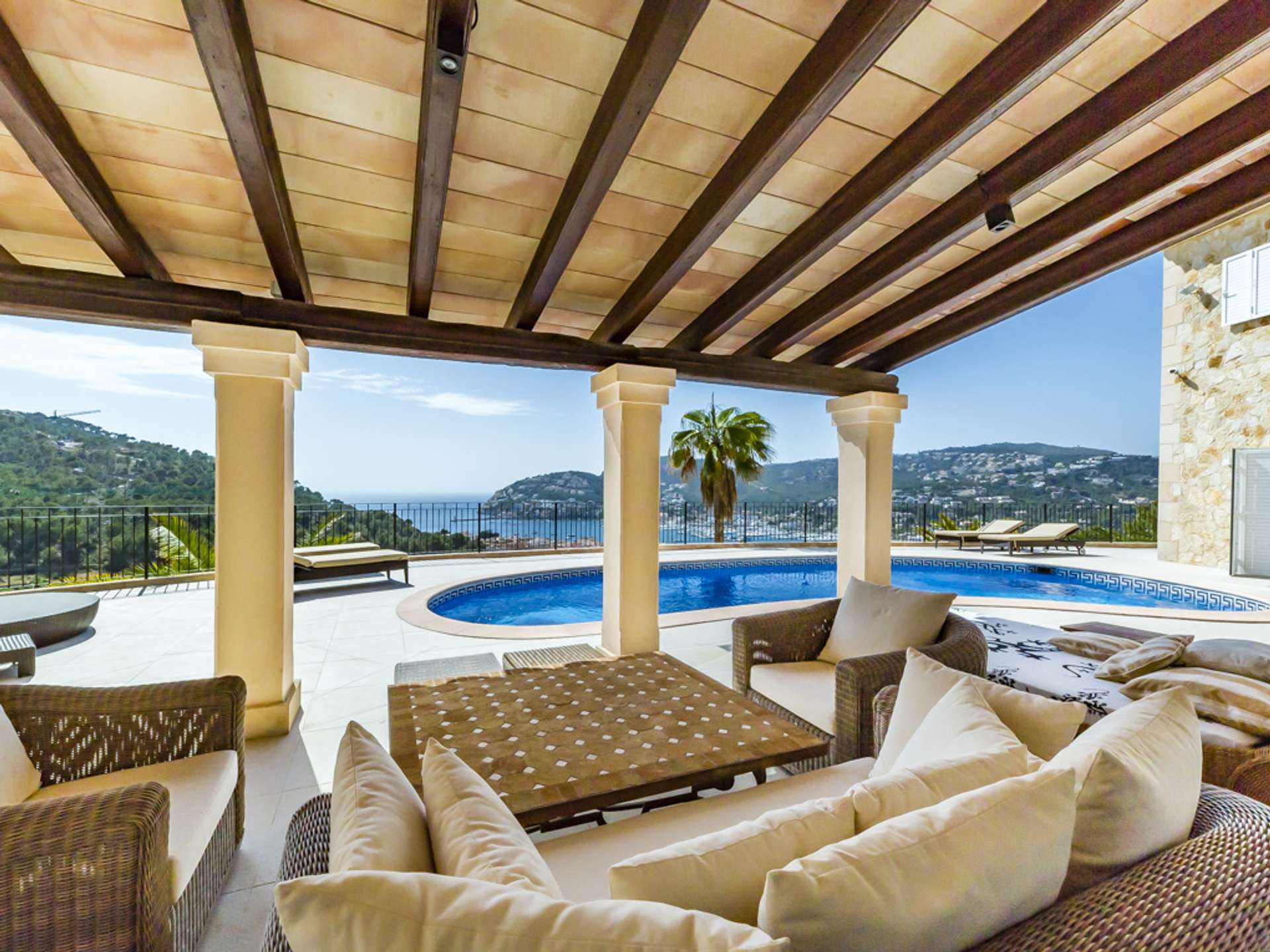 Villa mit Traumblick über den Hafen von Port Andratx, Cami Vell Cala Llamp,  Port d'Andratx (Spanien), Villa